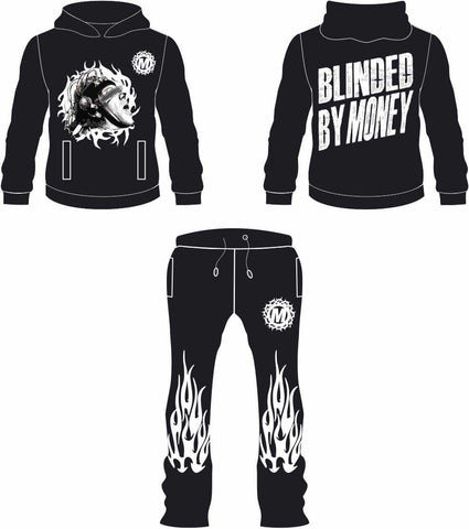 Blinded MM Sweatsuit (Black/White)