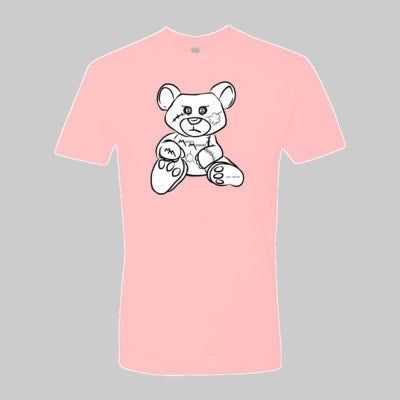 Pink Tee with White Bear