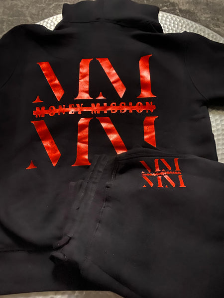 Black/Red MM Sweatsuit