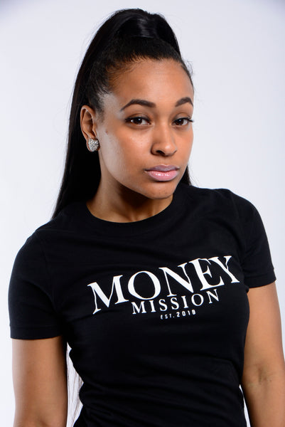 Black Money Mission Logo Tee