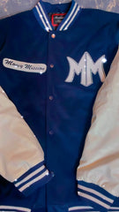 Royal Blue MM Varsity Jacket